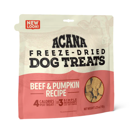 Acana Beef & Pumpkin Freeze Dried Treats, 3.25 oz