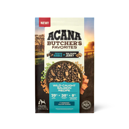 Acana Butcher's Favorites Wild-Caught Salmon Recipe Dog Food, 17 lb