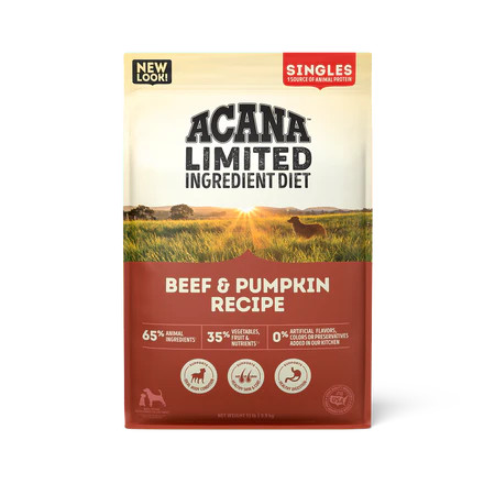 Acana - Singles Beef & Pumpkin Recipe, 25lbs