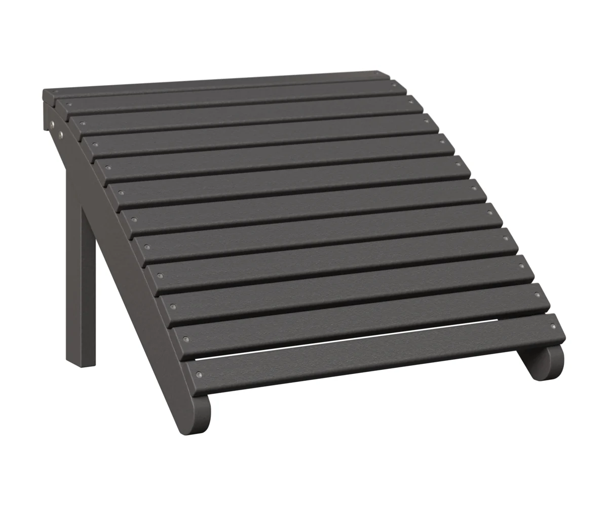 Berlin Gardens, Adirondack Footstool, Smoke Gray