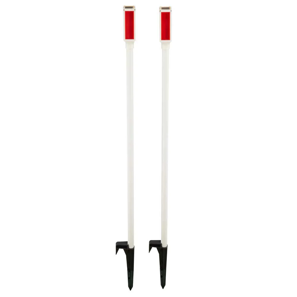 Alpine, LED Driveway Market W/Red, Set of 2