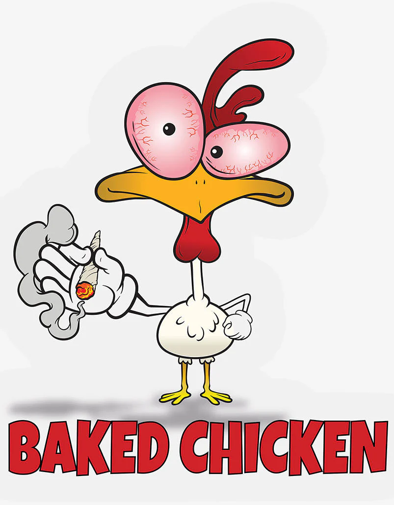 Baked Chicken - 12.5in x 16in Metal Sign