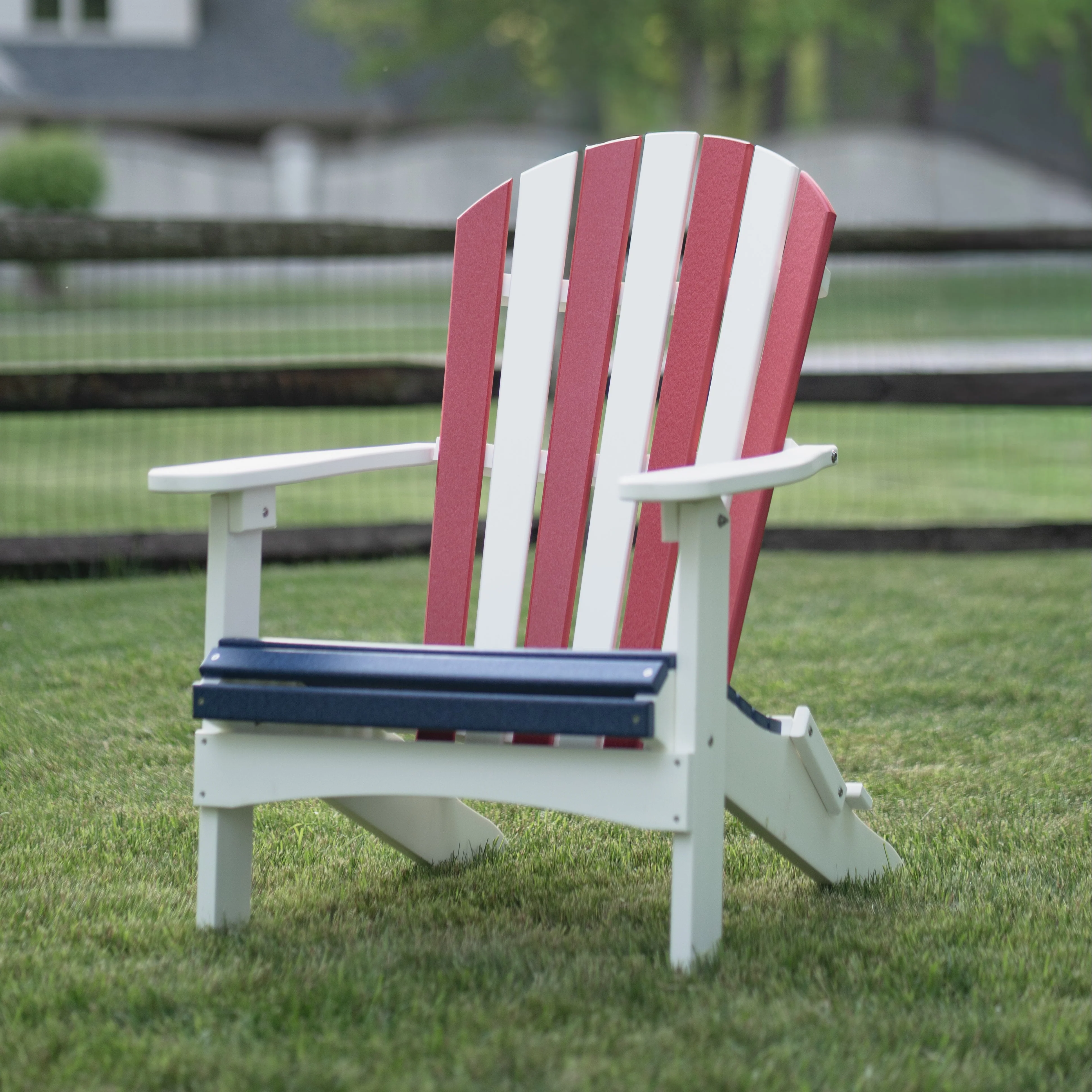 Berlin Gardens, Uncle Sam Comfo Back Folding Adirondack Chair (Limited Edition) - Image 2