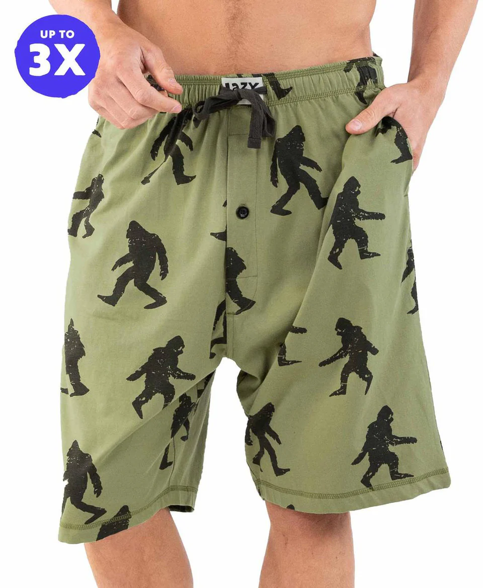 Lazy One - Bigfoot Men's Pajama Shorts