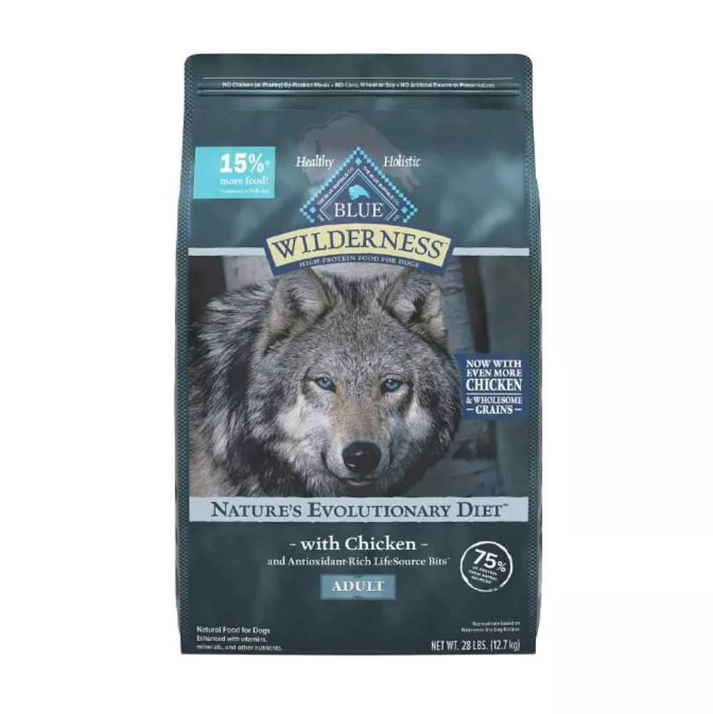 Blue Buffalo, Adult Dog Wilderness Chicken, 28 lb.