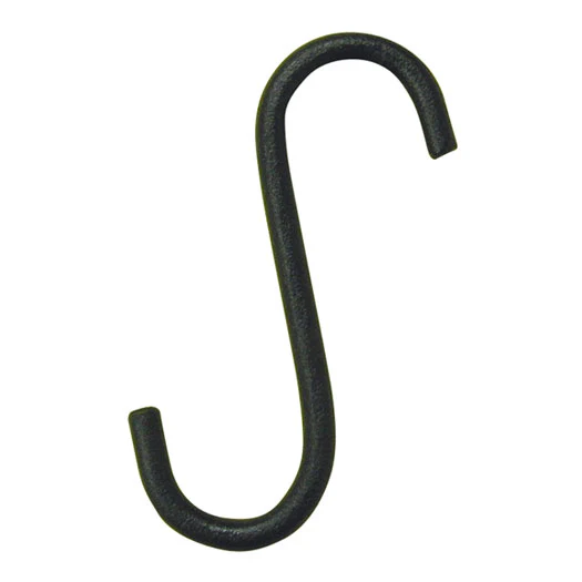 Border Concepts S Hook, Black, 6 Inches