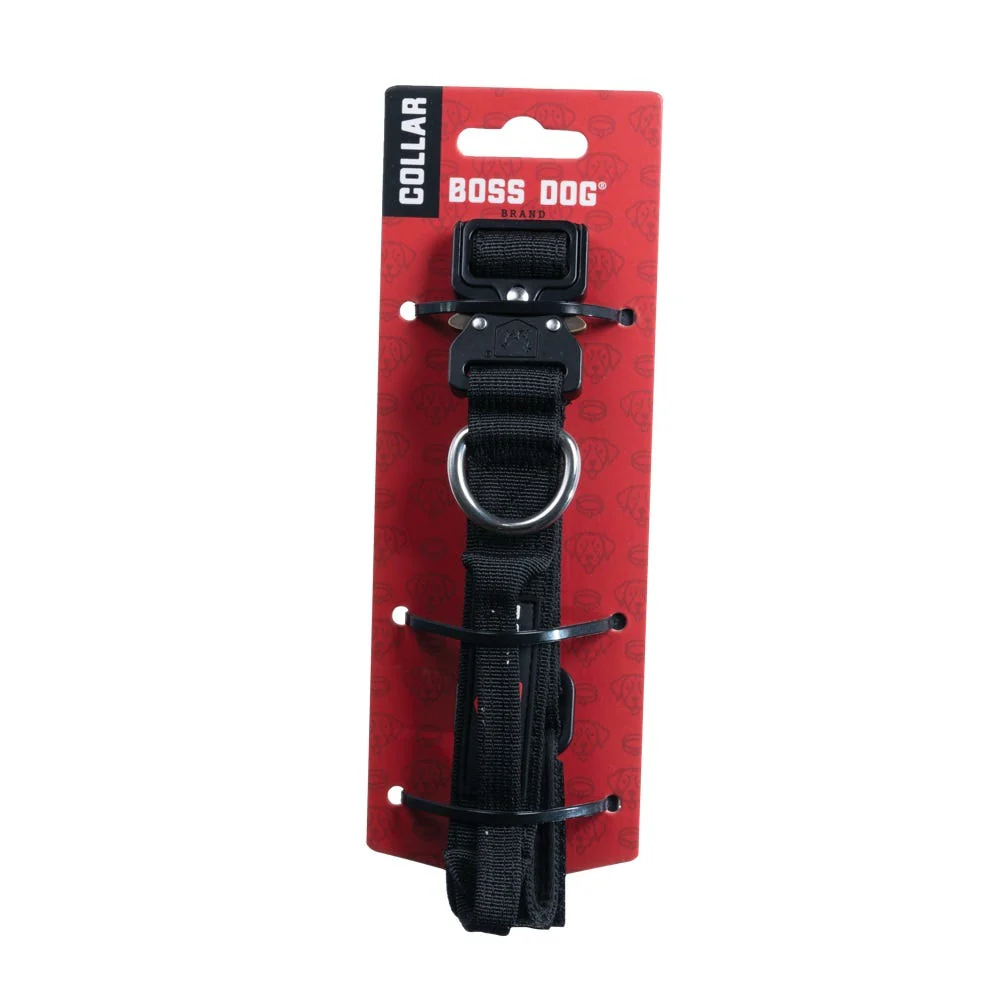 Boss Dog, Tactical Collar, Black