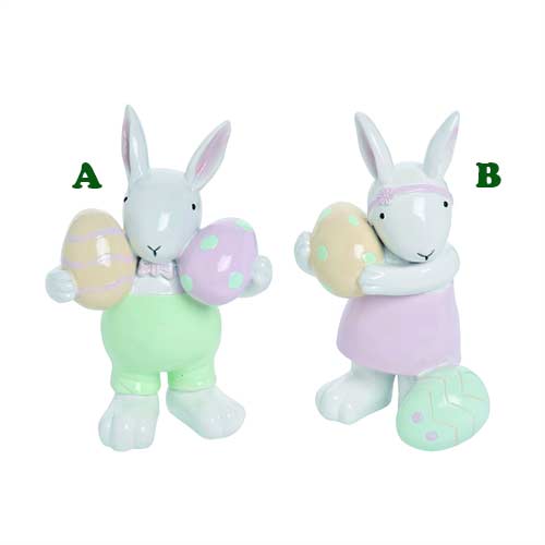 Bunny w/Eggs Figurine