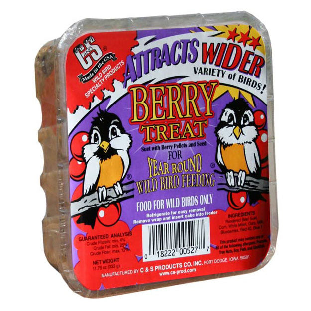 C&S Berry Treat Suet Cake, 11.75 oz.