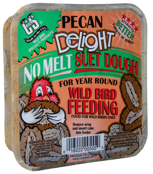 C&S Pecan Delight Suet Cake, 11.75 oz.