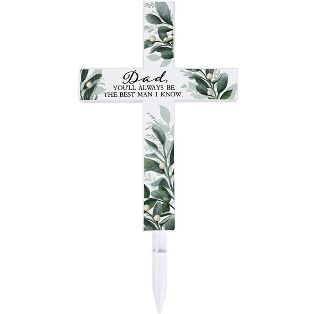 Carson, Dad Solar Cross Stake