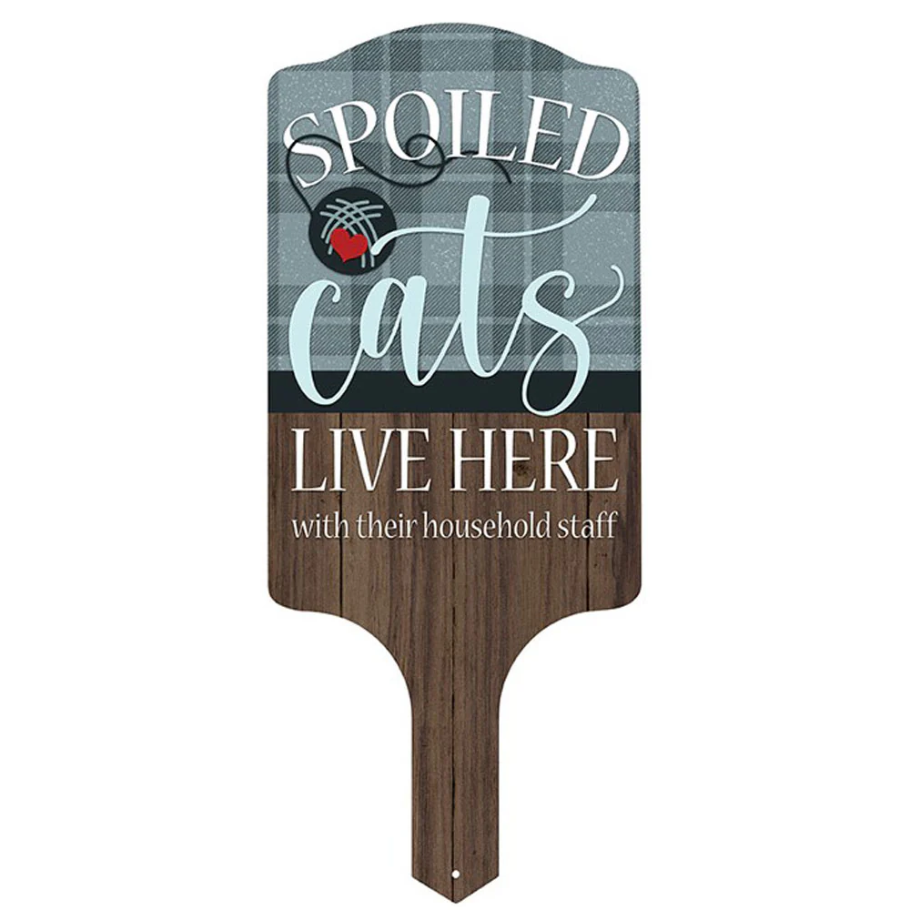 Carson, Spoiled Cats Garden Stake - Image 2