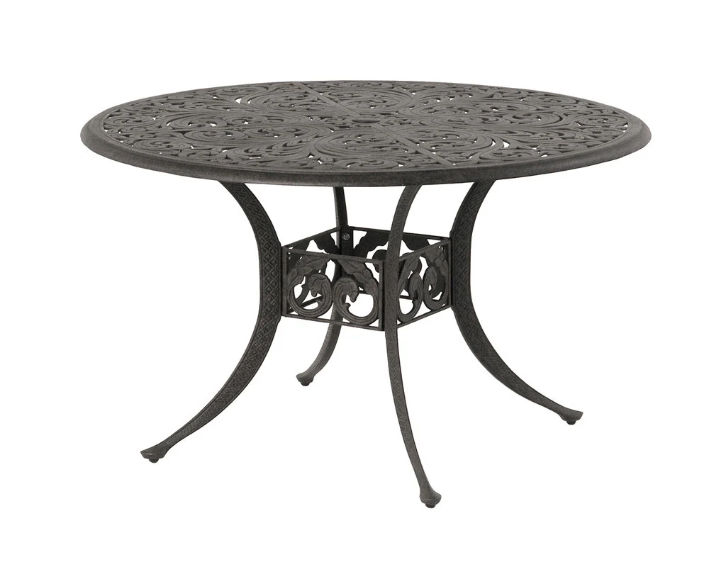 Hanamint, Chateau 48" Round Dining Table, Desert Bronze