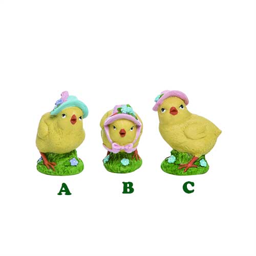 Chick In Hat Figurine
