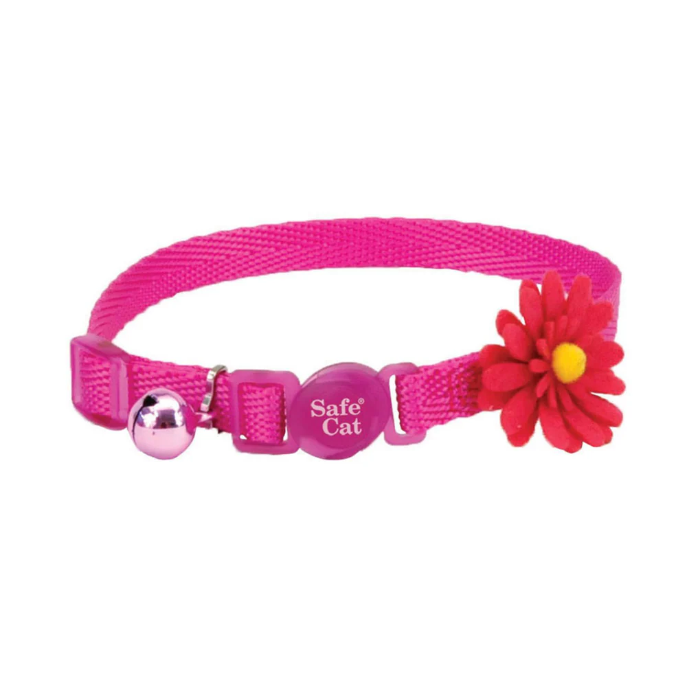 Coastal Pet, Safe Cat Flower Pink Collar, 3/8"