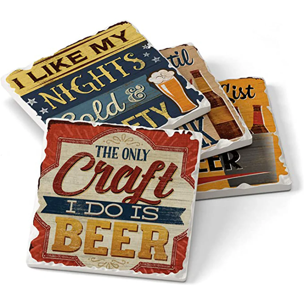 Counter Art, Cold & Drafty Coaster 4 pk Set - Image 2
