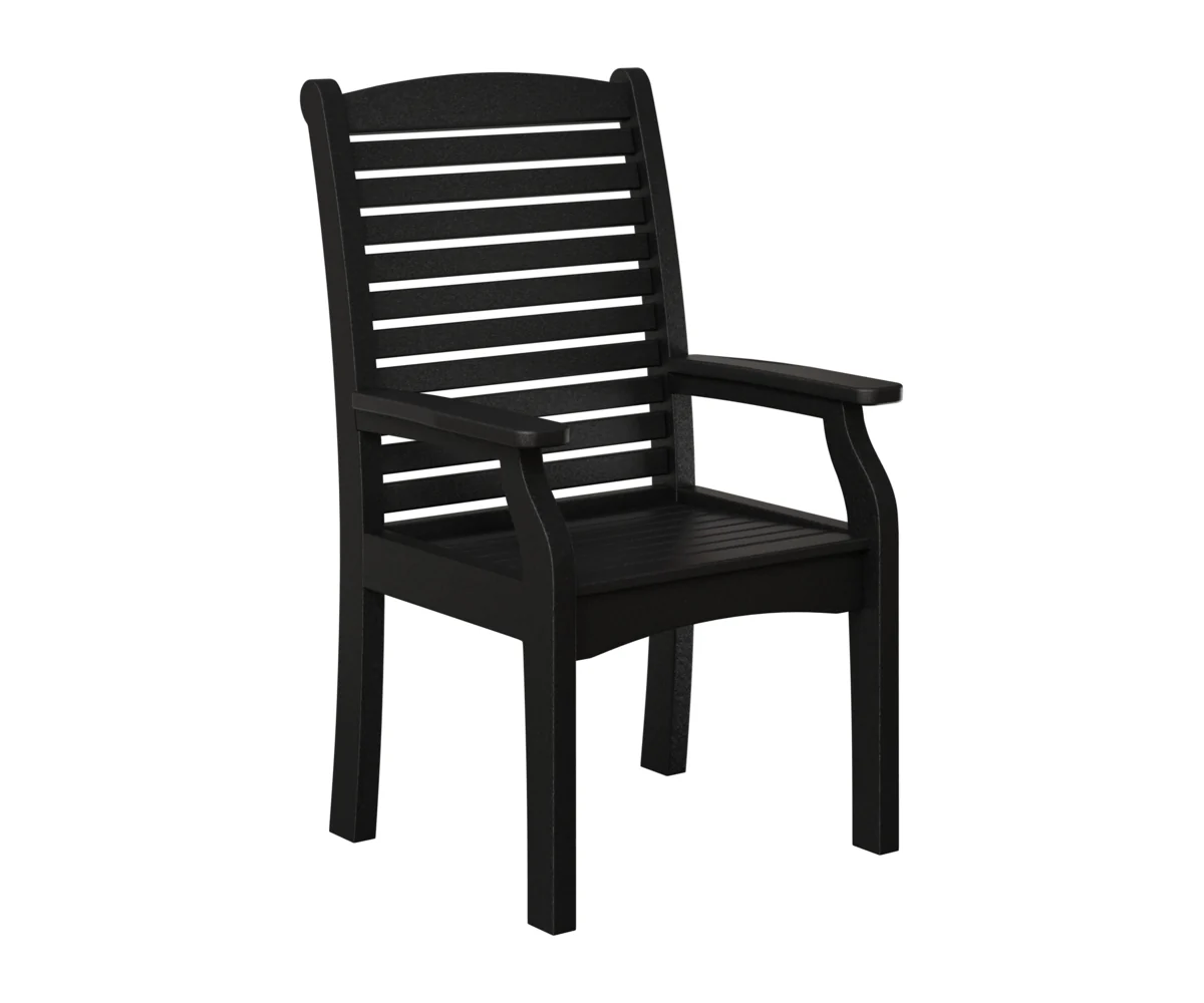 Berlin Gardens, Classic Terrace Dining Chair, Black