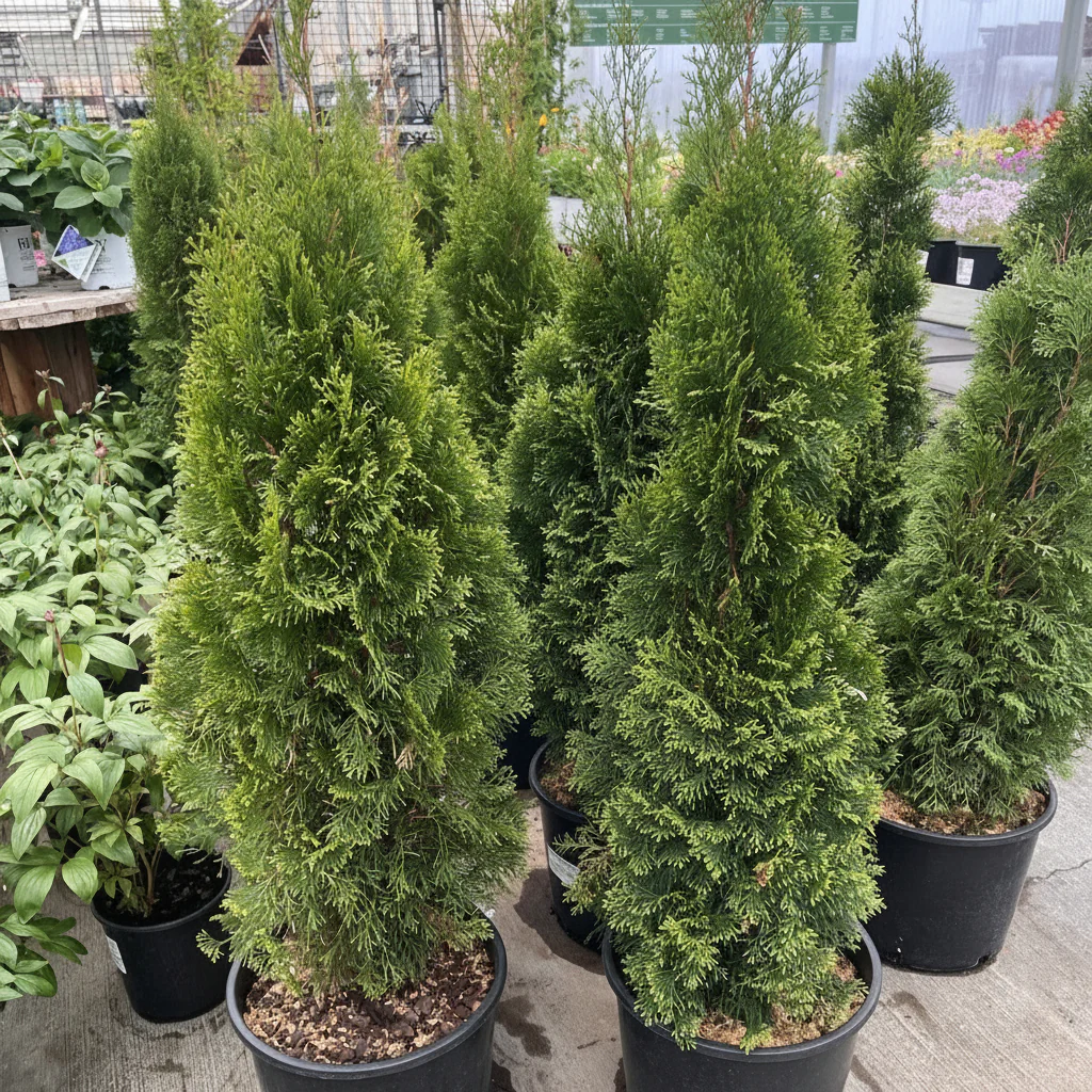 Emerald Green Arborvitae - Thuja occidentalis 'Smaragd' - Potted Shrub (Multiple Sizes) - Image 2