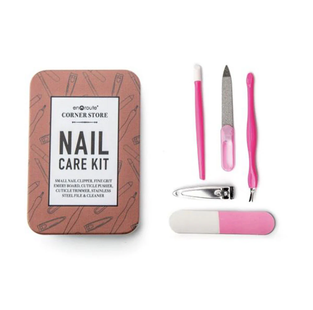 Enroute, 5 pc Nail Kit in Tin