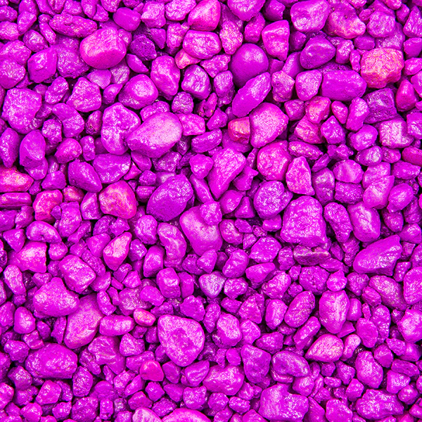 Estes, Spectrastone Permaglo Fish Gravel, Lavender, 5 lb