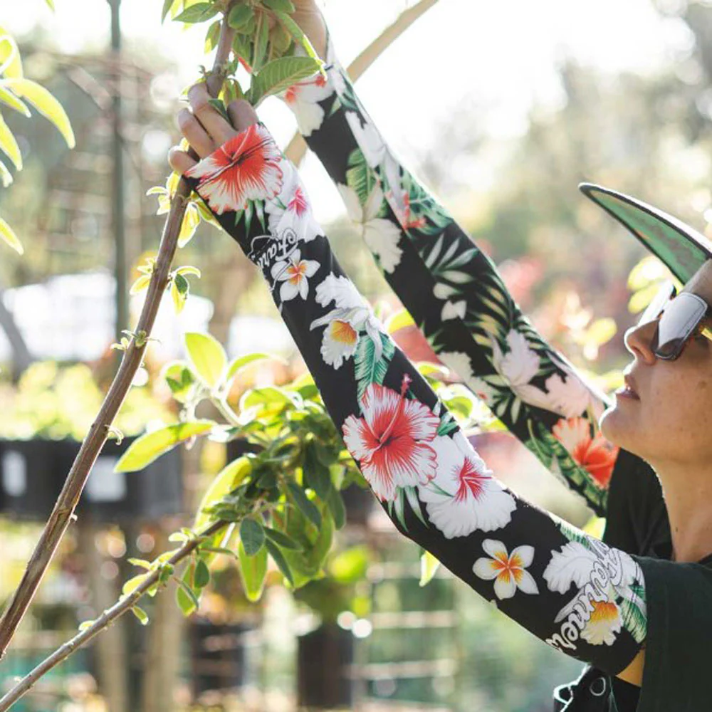 Farmer's Defense, Tropical Flower Sleeve S/M - Image 2