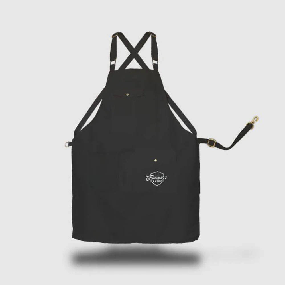 Farmers Defense, Work Apron, Black