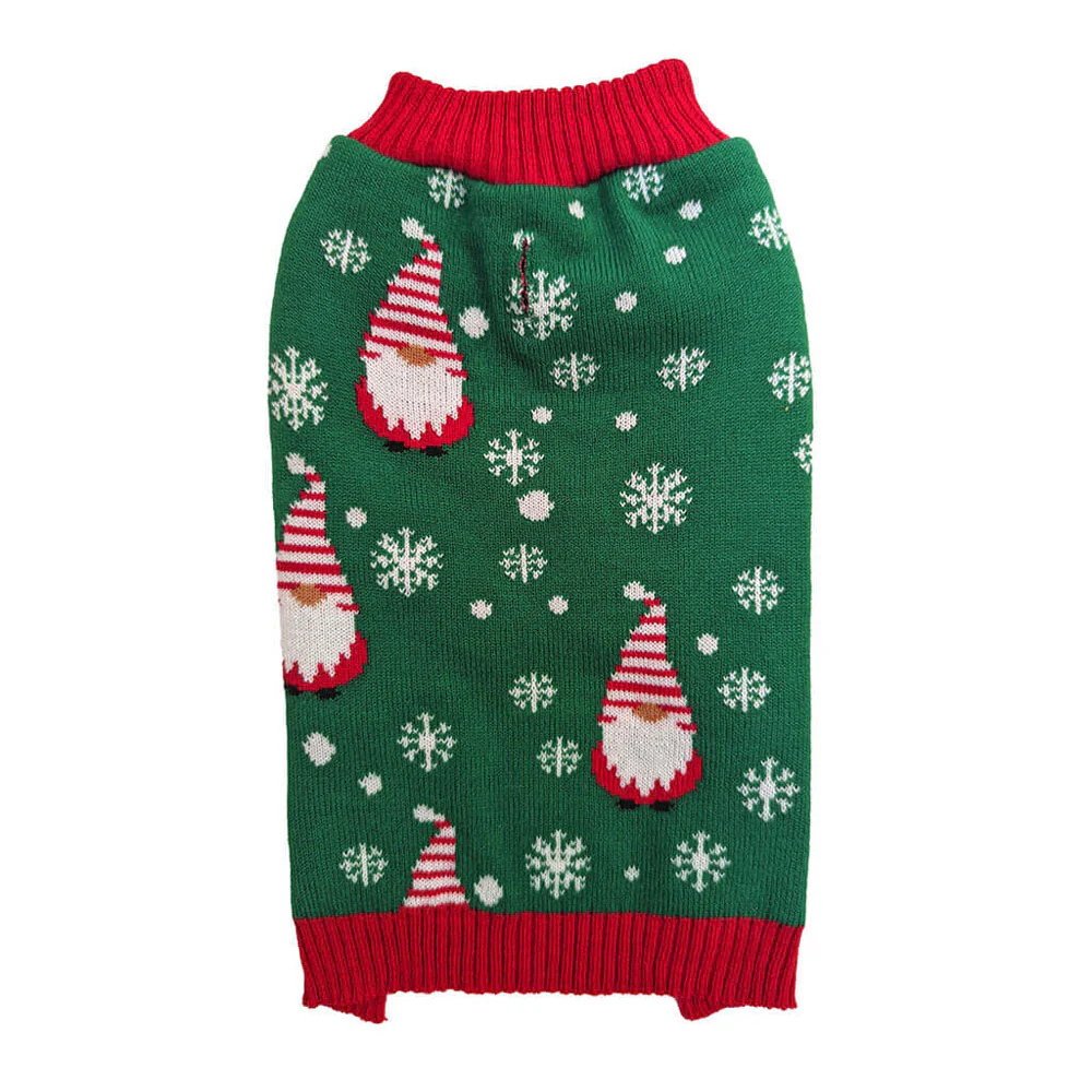 Fashion Pet, Gnome Sweater, Green