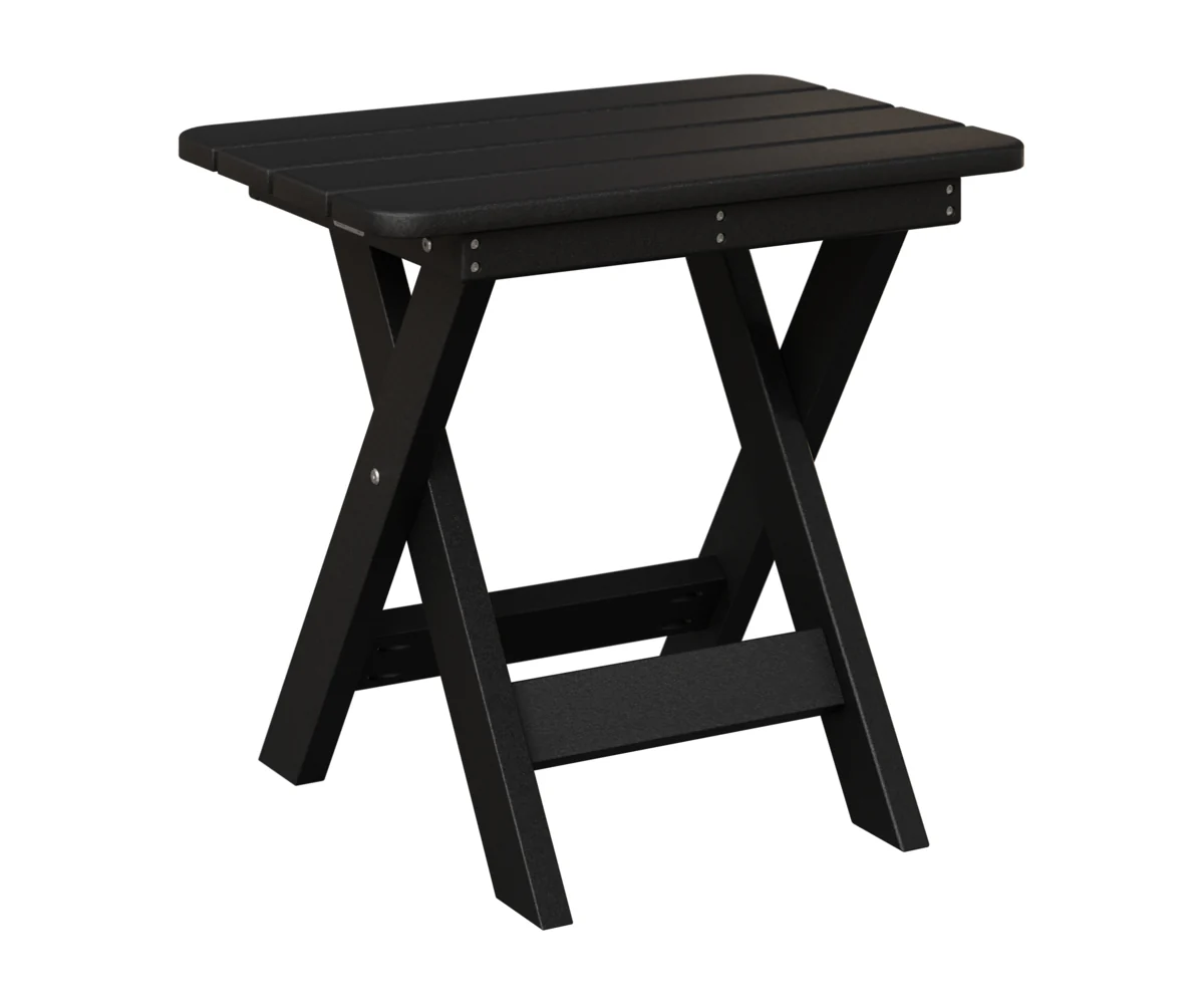 Berlin Gardens, Folding End Table, Black