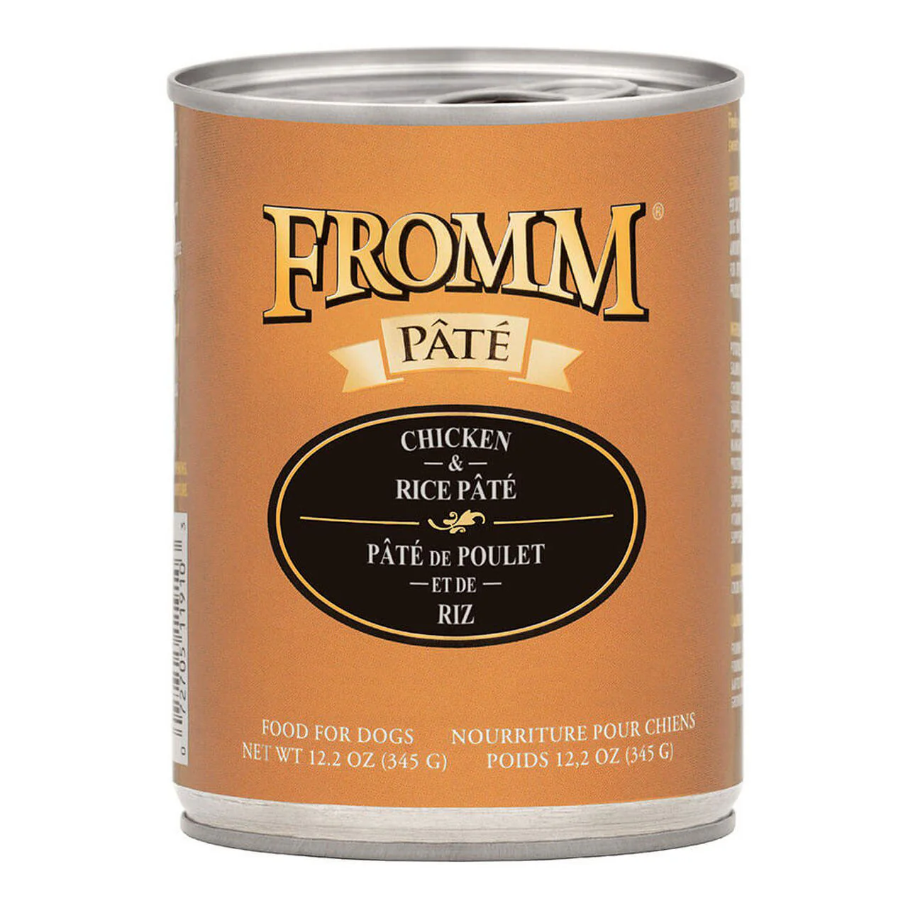 Fromm Chicken & Rice Pâté Canned Dog Food, 12.2 oz.
