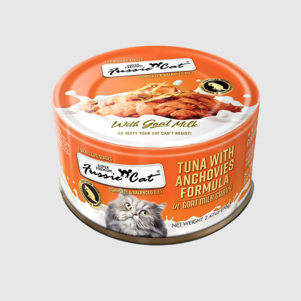 Fussie Cat, Tuna & Anchovy, 2.47 oz.
