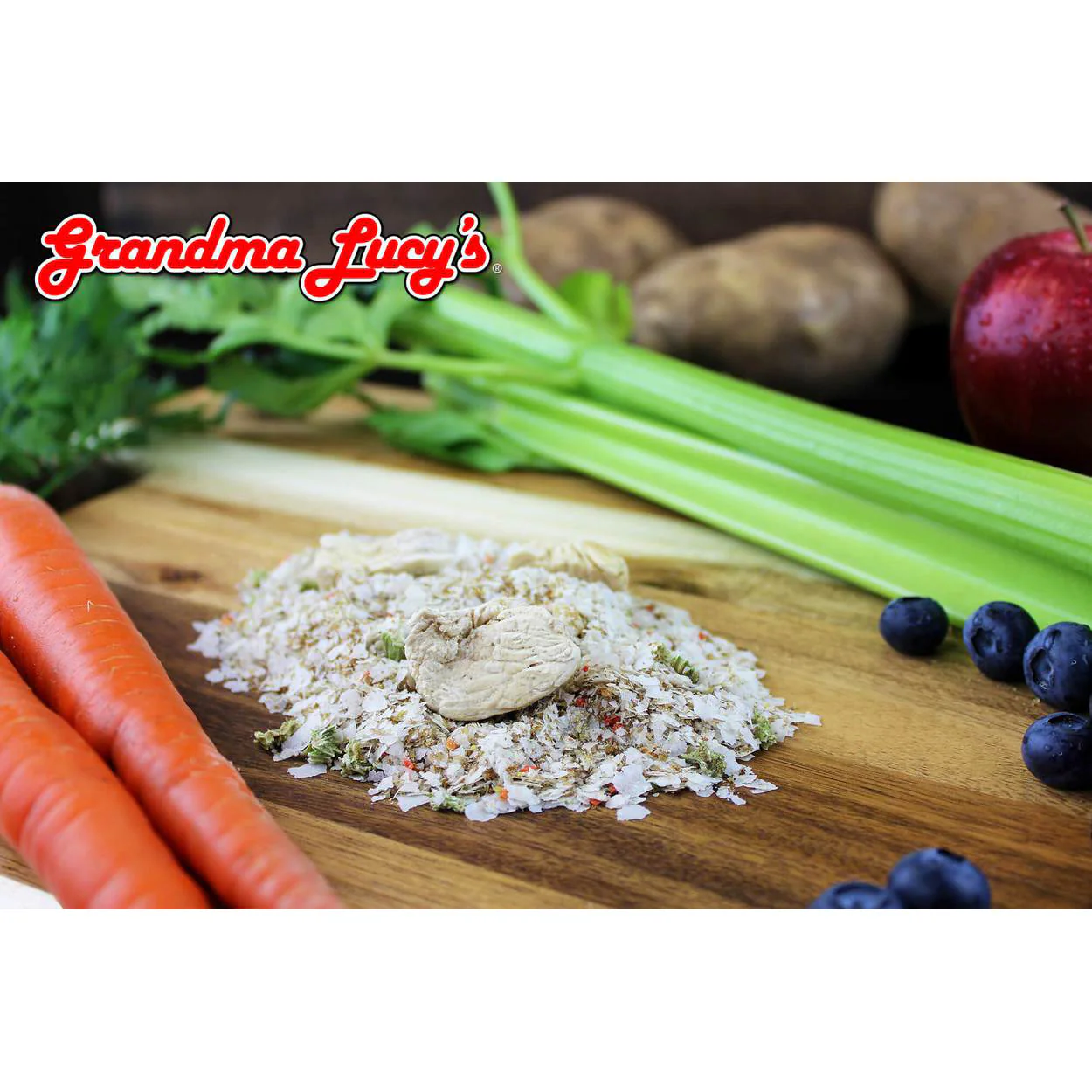 Grandma Lucy's Artisan Freeze-Dried Chicken Recipe Dog Food, 10 lb - Image 2