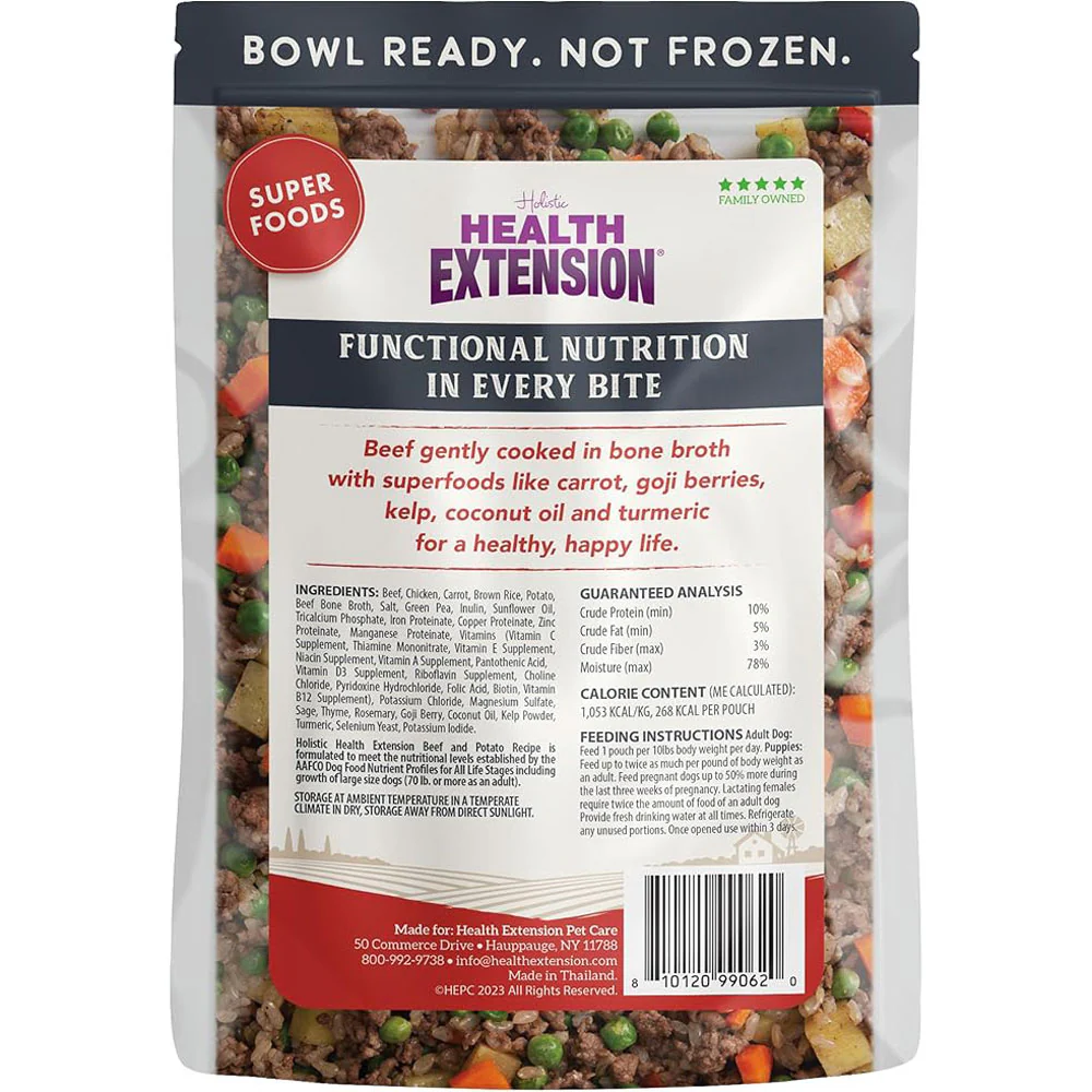 Health Extension, Whole Foods Gently Cooked Beef & Potato, 9 oz. - Image 2