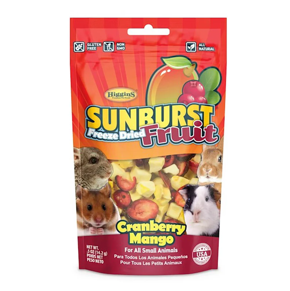 Higgins, Sunburst Freeze Dried Cranberry Mango, .5 oz.