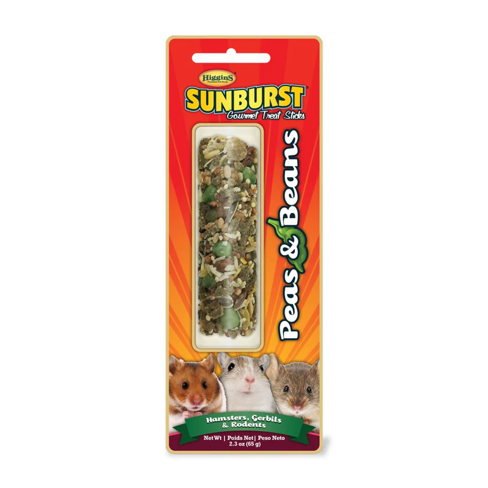 Higgins, Sunburst Treat Stick Peas & Beans, 2.3 oz.