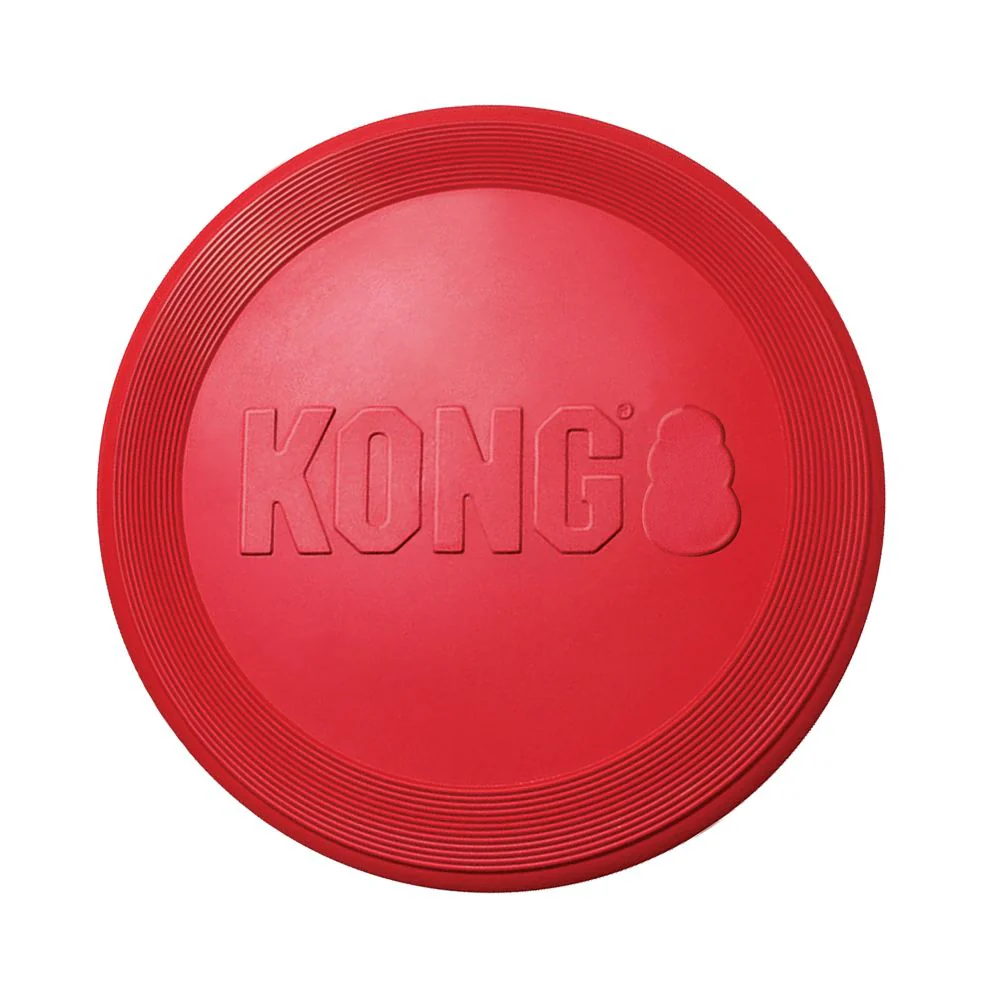 Kong, Classic Red Rubber Flyer Dog Toy