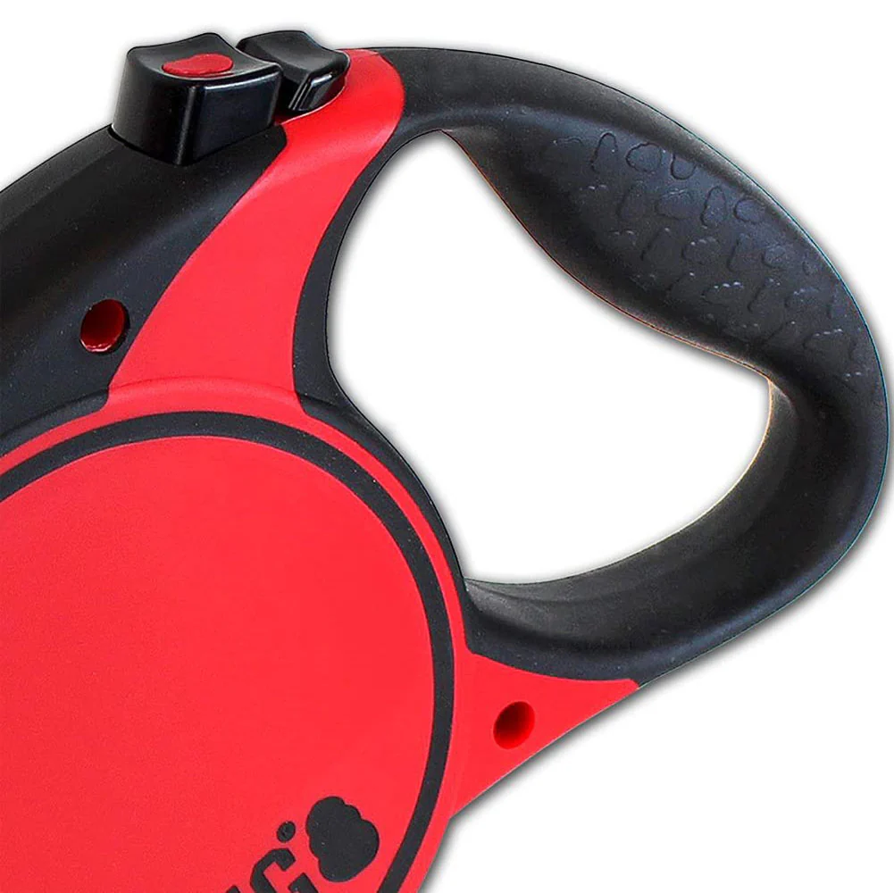 Kong, Terrain Retractable Leash, Red XLG, 16' - Image 2