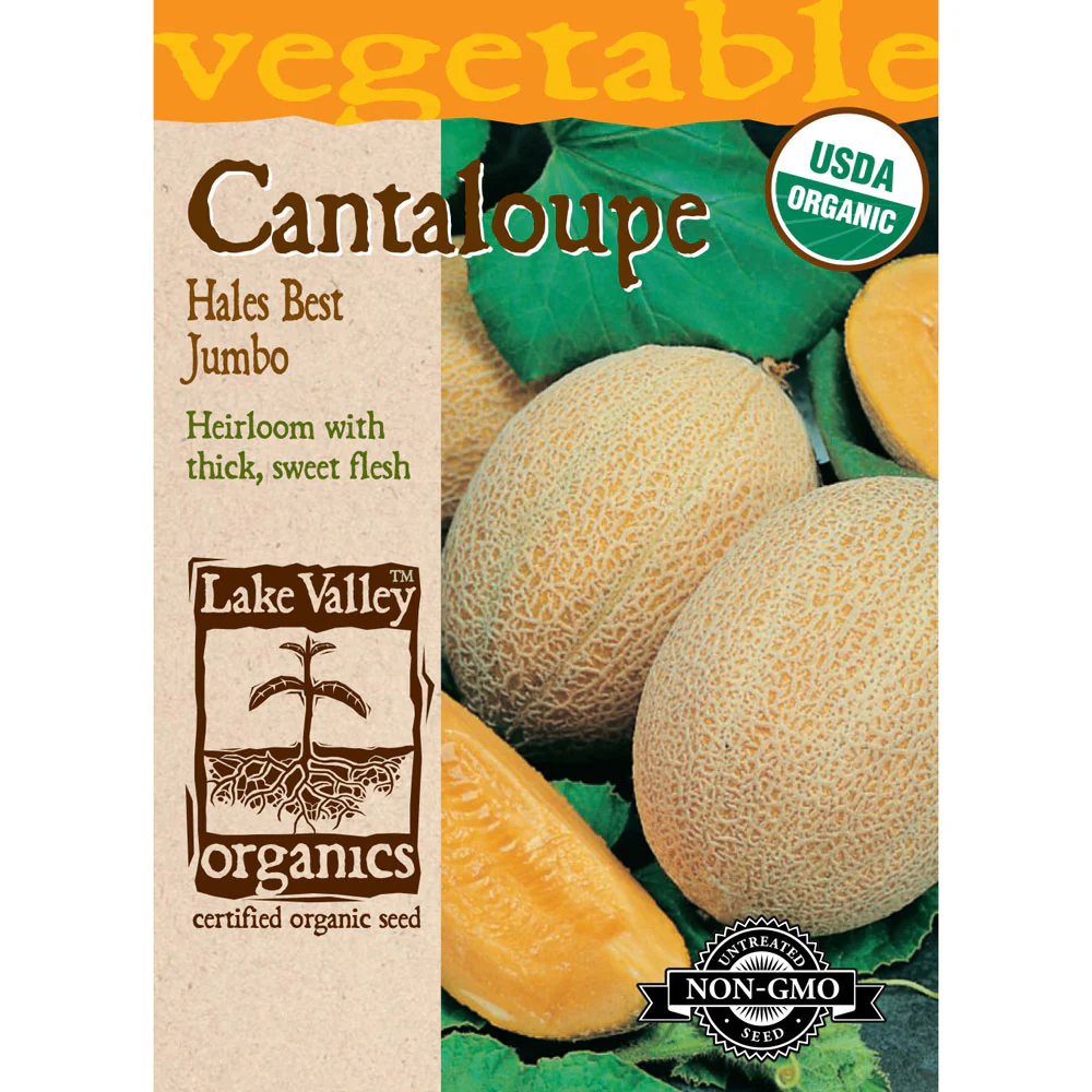 Lake Valley, Cantaloupe, Hales Best Jumbo Organic