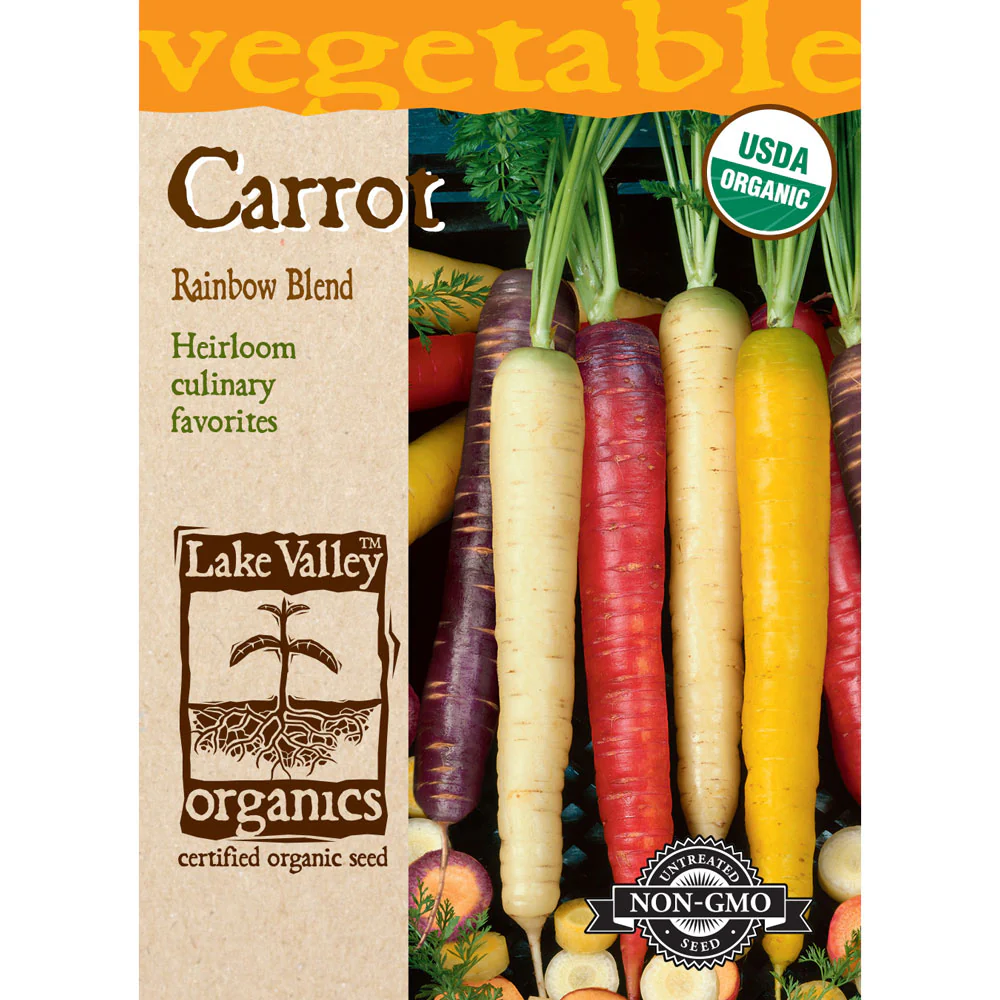 Lake Valley, Carrot, Rainbow Blend Organic