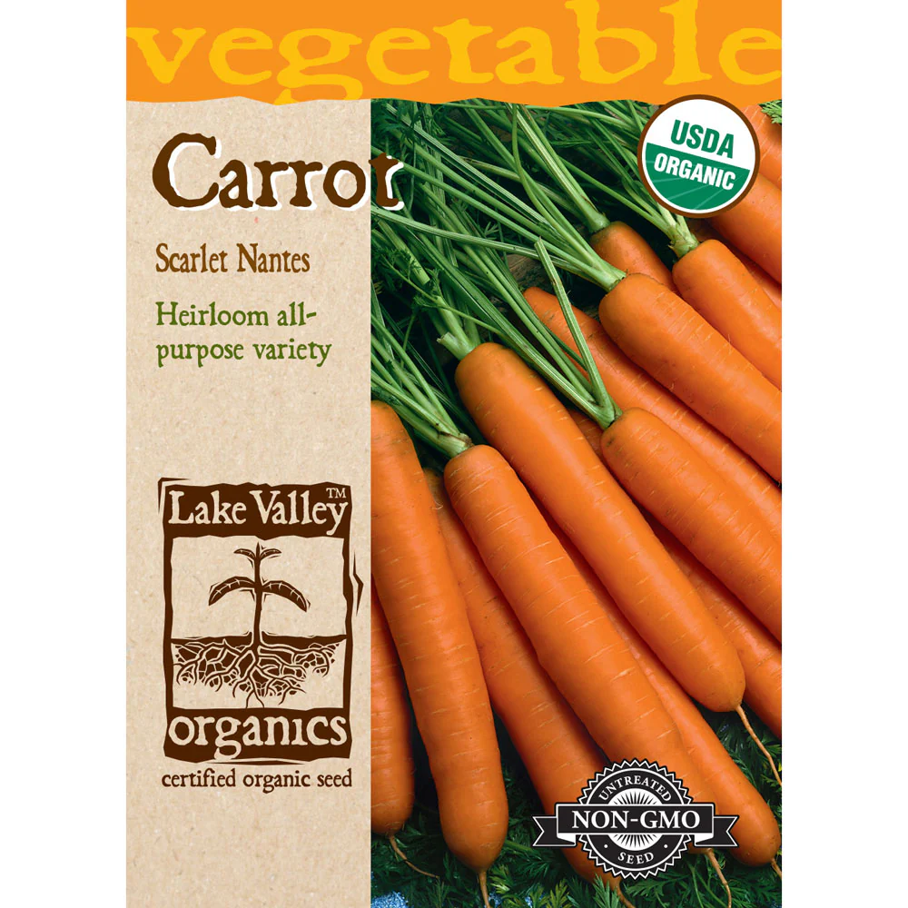 Lake Valley, Carrot, Scarlet Nantes Organic