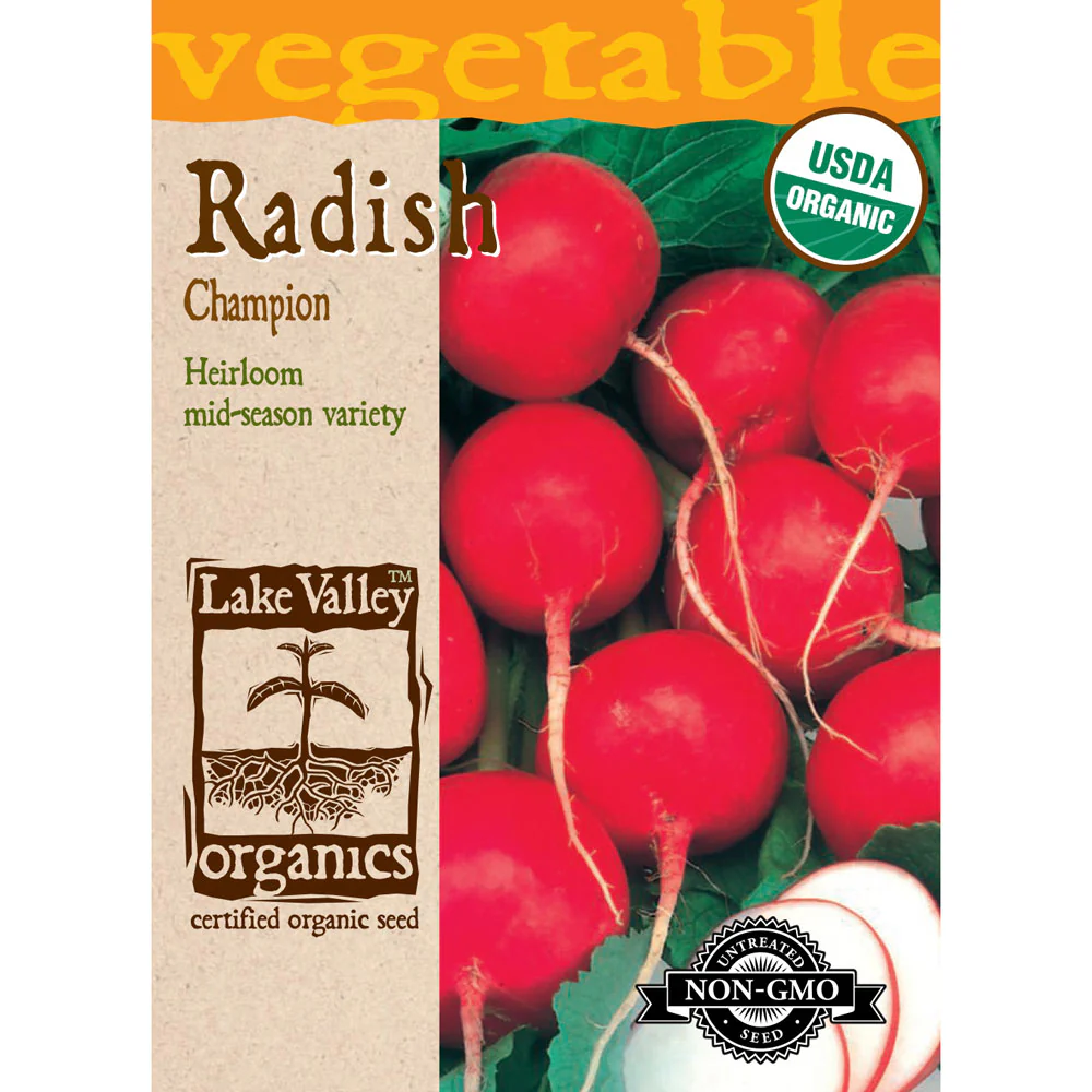 Lake Valley, Radish, Champion Organic