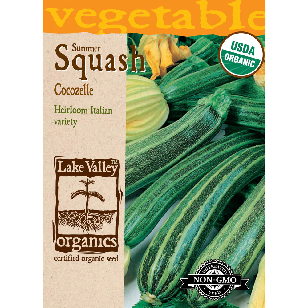 Lake Valley, Squash, Summer Cocozelle Organic