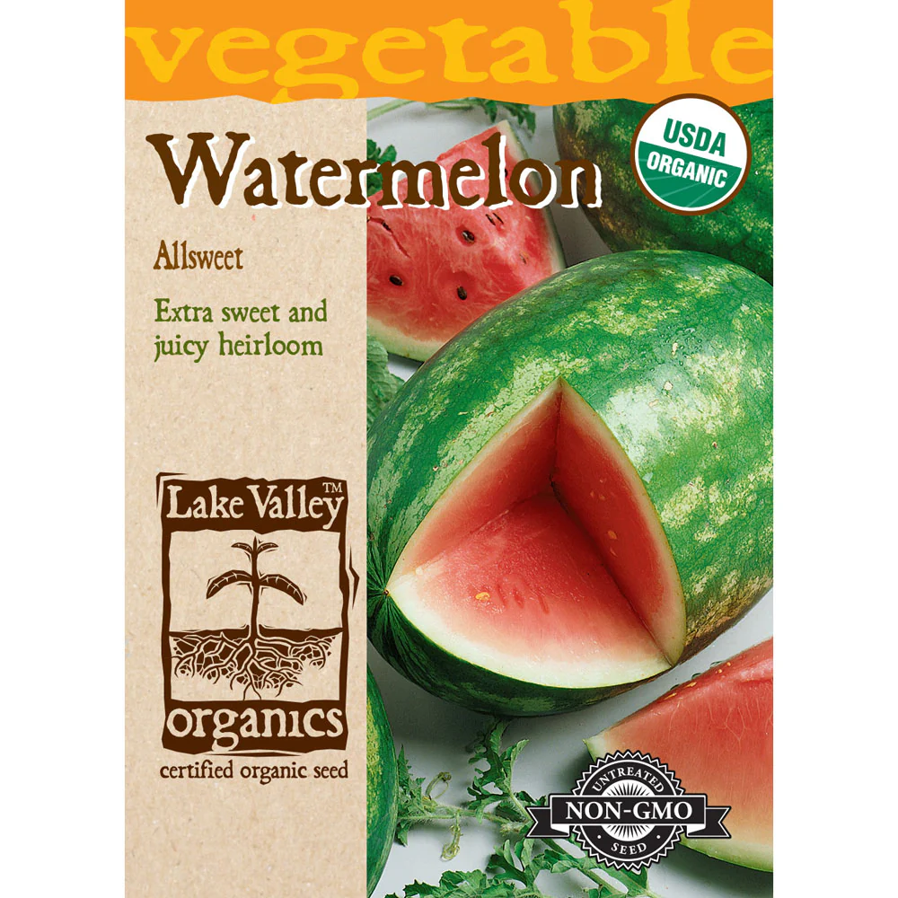 Lake Valley, Watermelon, Allsweet Organic