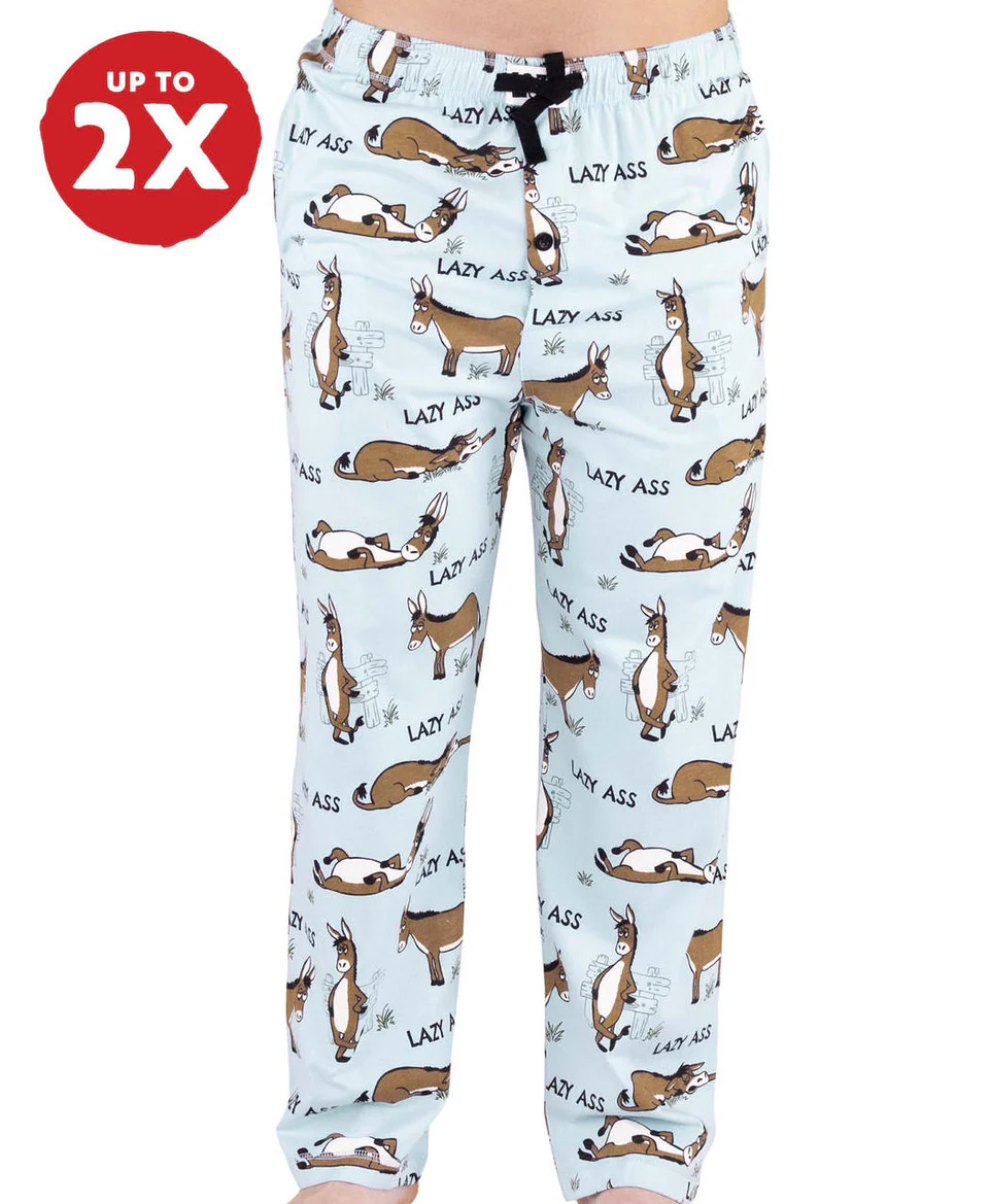 Lazy One - Lazy Ass Blue Men's PJ Pants