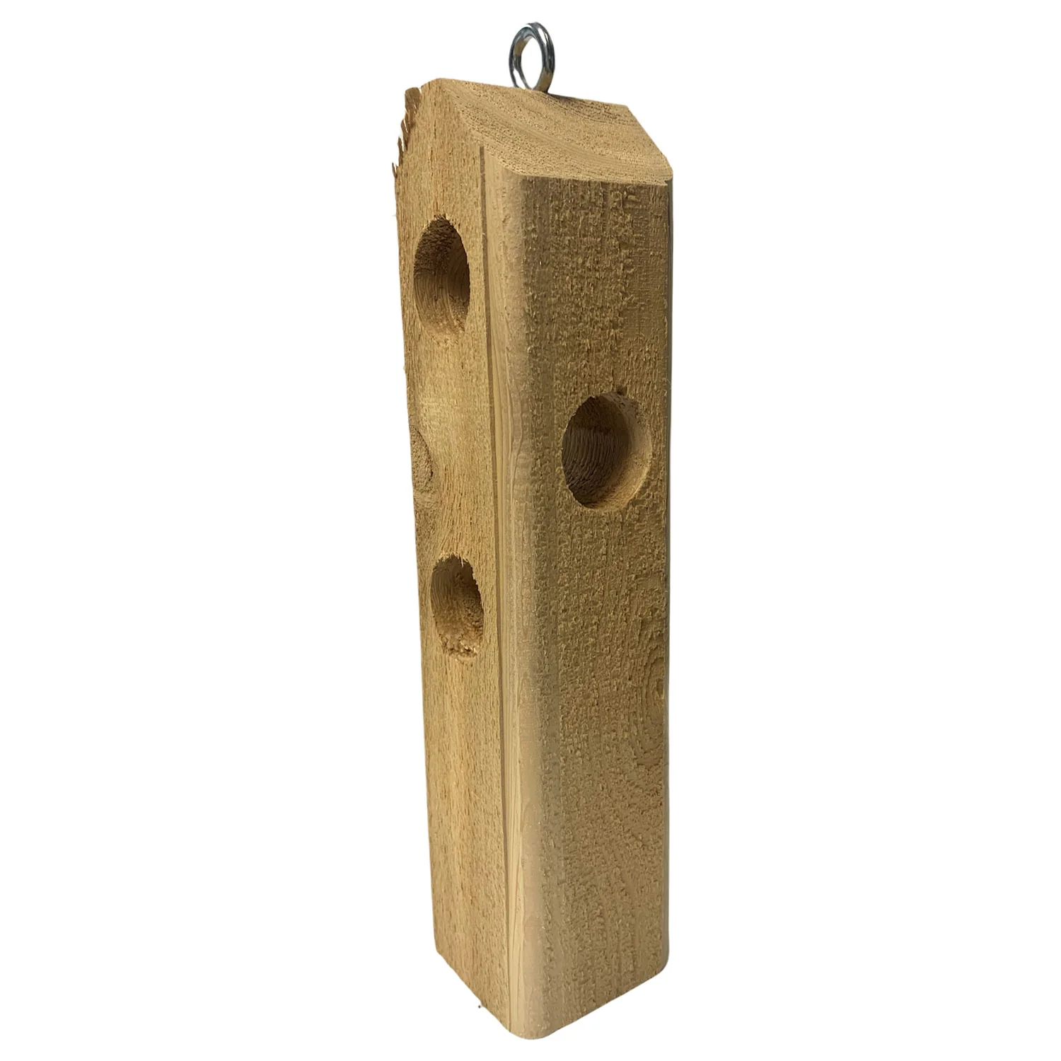 Log Jammer Hornbeam Wood Suet Feeder - Image 2
