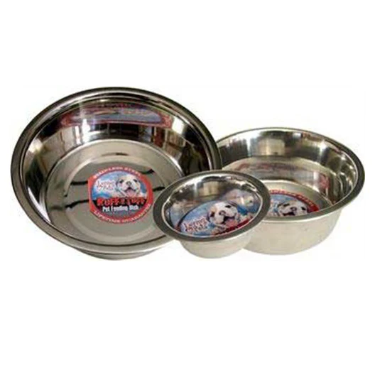 Loving Pets Standard Stainless Dish Dog Bowl, 5 QT