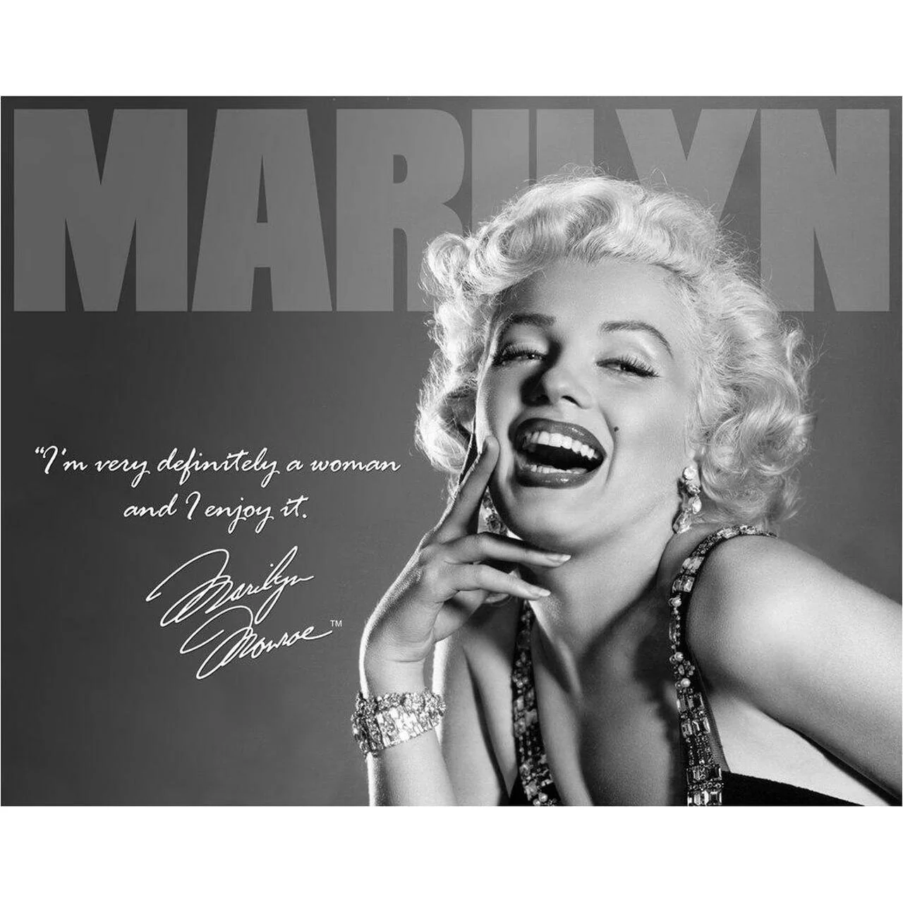 Marilyn - Definitely Metal Sign