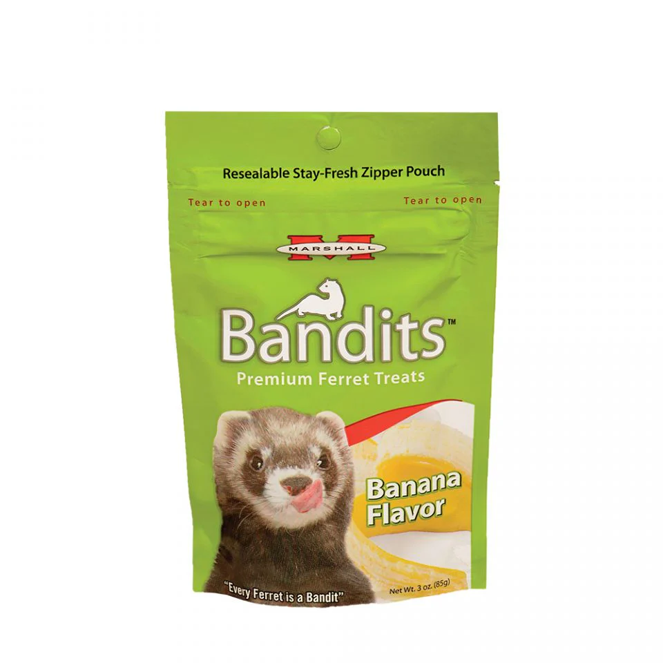 Marshall Bandit's Ferret Banana Treats, 4 oz