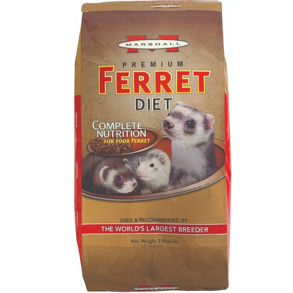 Marshall Ferret Pet Product, Premium Ferret Food, 7 lb.