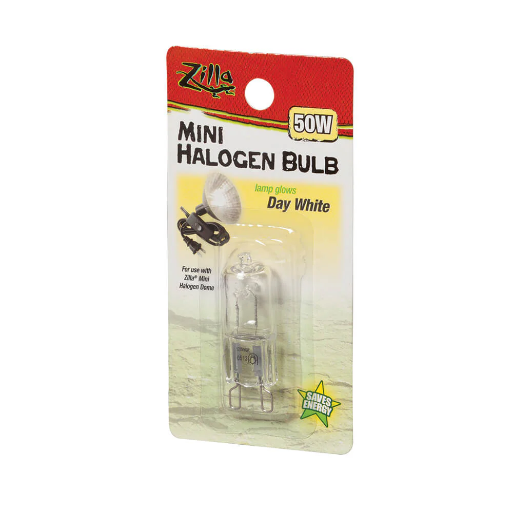 Mini Halogen Bulb, Day White, 50 Watt