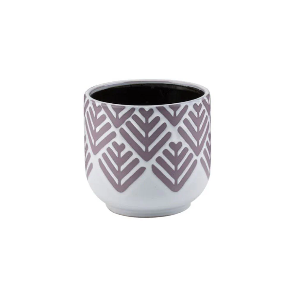 Napco, Chevron Purple Planter